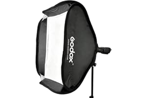 Godox 40 x 40cm Softbox Diffuser with S-type Bracket Bowens Holder for Speedlite Flash Light