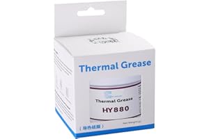 MONEYQIU HY880-50g Thermal Heatsink Paste Thermal Conductivity:>6.5W/m-k Carbon Based High Performance, Thermal Compound CPU for PC CPU GPU PS4 PS5 LED - 50 Gram