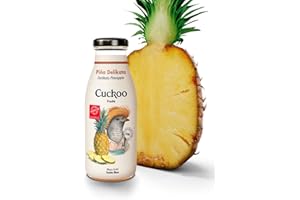 CUCKOO FRUITS - Pack Zumo de Piña Delikata, Zumo Artesanal, 25 cl (Pack de 24)