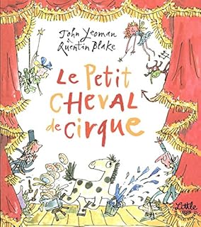 jaquette livre Le petit cheval de cirque