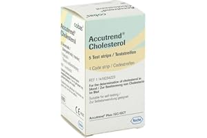 ROCHE DIAGNOSTICS ACCUTREND COLESTEROL 5 TIRAS