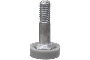 Akro-Mils AWFOOTLEVEL4PK Leveling Foot Plate for Chrome Wire Shelf System Upright Leg, 4-Pack