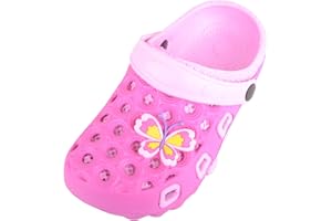 ABSOLUTE FOOTWEAR Childrens Kids Girls Summer Holiday Beach Pool Mule Clogs Sandals