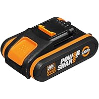 Worx 20V Li-Ion Akku WA3551 2,0 Ah, Powershare, 40 W, verwendbar für Garten- & Elektrogeräte von Worx, 18V
