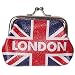 Produktbild Lustige Mini-Geldbörse - Britische Flagge London Design
