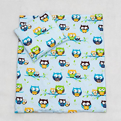 2 Pcs Duvet Filling Set 70x80 cm, Suits Crib / Cradle - Pattern 24