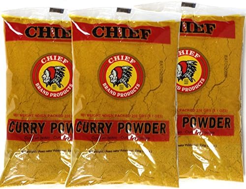 CHIEF (Indian Head) Curry Powder 8.1 Oz (3-Pack) by Chief