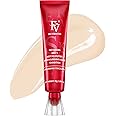 FV Liquid Foundation Makeup, Lightweight Hydrating Foundation with Medium Coverage Longwear Up to 10 Hours Hydration and Waterproof Foundation for Dry Skin, 30ml (PORCELAIN)