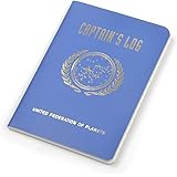 Unemployed Philosophers Guild Star Trek Captain ́s Log Large Notebook