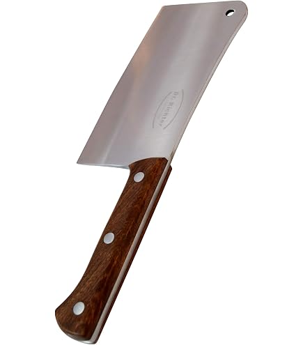 Ausonia Hackbeil – Klinge Aus Rostfreiem Edelstahl 440, Griff Aus Polypropylen, 20 Cm, 600 G