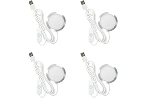 OXFUZZ Mauedest 4X DIY LED Lamp Kit: Only Hardware NO 3D Printed Parts, Bright Light Energy-Efficient Custom Lighting Project