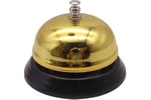 jiyun Cloche de Table - Cloche de Service de Table pour - Sonnette de réception Portable, Sonnette de comptoir, Sonnette de Service de Bureau pour, Bureaux, hôtels, comptoirs, Cuisines