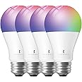 THIRDREALITY Zigbee Smart Color Bulb ZL1 4 Pack, Zigbee hub Required,Compatible with Home Assistant, SmartThings,Aeotec,Homey,Hubitat or Echo Devices with Built-in Zigbee hub,A19 RGB Bulb,800 Lumens