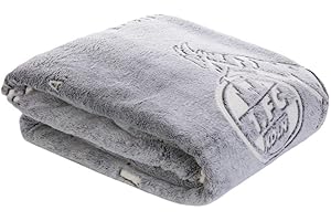 KÖLN COLOGNE 1. FC Köln Flanell Decke nachtleuchtend, Kuscheldecke Logo, Sofadecke - Plus Lesezeichen I Love Köln