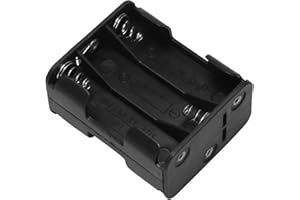 VIKISDA Pyatofyy Double Side Spring 6 x 1.5 V AA Battery Holder Case Box Black