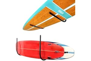 StoreYourBoard Standup Paddleboard and Surfboard Storage Rack, Ceiling and Wall Mount, Heavy-Duty 50 lbs Max, Indoor Board and Paddle Organizer