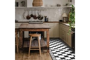 CREARREDA Tapis de Cuisine en PVC Tapis de Cuisine antidérapant, Lavable, Ignifuge et Anti-Rayures 100% Made in Italy Tapis de cuisineMarble Chess 50x240