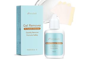 Removedor de Pegamento Para Extensiones de PestañAs, Para Quitar RáPidamente Sus Extensiones de PestañAs 15ml por Obeyalash