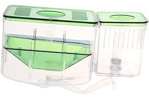 Tenlacum Acuario Guppy doble cría criador criador criador trampa de cría caja de regalo