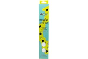 VINTEX CREA SIN LÍMITES VINTEX - Vinilo Adhesivo Acabado Blanco Mate 3m x 31,5cm - para Interior y Exterior - Apto para Plotter de Corte - Durabilidad de 3 a 5 Años - Vinilo de Rotulación