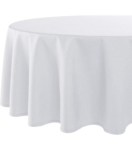 Unbekannt Tischdecke Oval 160x300 Cm Struktur Damast Circle Bügelfrei Fleckenabweisend #1317 (Hellbraun