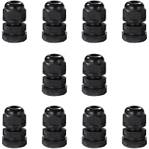 Pressacavi M20 IP68 Impermeabili - Confezione Da 10 Pezzi, 20mm, Per Cavi 6-12mm, Dado E Rondella In Plastica Grigia - 2