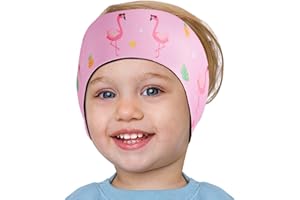 HeySplash Banda para Cabeza de Natación de Neopreno para Niños, Diadema de Oídos Ajustable y Antideslizante para Surf Buceo Boga y Rafting