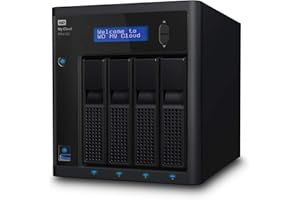 WESTERN DIGITAL WD 16 TB My Cloud Pro PR4100 Pro Series 4-Bay Almacenamiento en red - NAS - WDBNFA0160KBK-EESN
