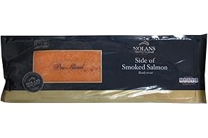 MCLAUGHLIN'S IRISH SHOP Lachs aus Irland, mild geräuchert, 1 kg-Lachsseite, geschnitten.