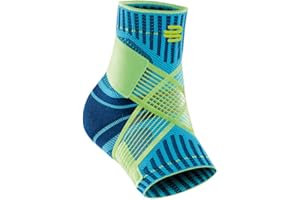 BAUERFEIND, 1 Unisex Ankle Support for Sports, Left Ankle Brace, For Ball Sports, Physical Activities, Stabilization, With Level Strap System, Size: S, Rivera, 11419401260711