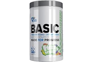 HR Labs Basic, Things we do Daily Pre/Intra Workout, Creatine & BCAA, Beta Alanine & Betain Hydrous Hydration Formula, 510g & 30 Servings, 4 Flavours (Fuzzy Fruits)