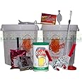 KIT LUSSO FERMENTAZIONE COOPERS PER BIRRA CON TRAVASATORE + MALTO + TAPPATRICE