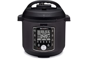 Instant Pot Pro 60 Multicooker elettrico 10 in 1 1200 W 5,7 L - Pentola a pressione, a cottura lenta, cuociriso, vaporiera, padella per saltare, sterilizzatore, yogurtiera, acciaio inossidabile nero