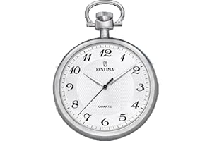 Montre FESTINA pour Homme F2020/1 Bolsillo Boîtier en Acier Inoxydable Gris