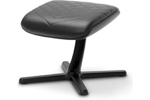 ‎NOBLECHAIRS noblechairs Footrest V2.0, PU-Leder Edition, 45-Grad Neigung, Premium Materialien, Veganer PU-Leder Bezug, Schwarz