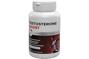 Testosterona Hombre – Ashwagandha, Zinc, Maca, Vitamina D, Selenio, L Arginina y L Citrulina – Pre entreno – 90 cápsulas vegetales para 30 días – De Sensilab