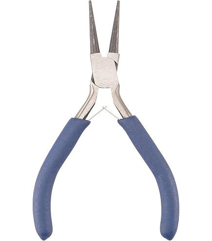 PTL Pince à Bec Coudé 130mm - Acier Inoxydable - Pour Bijoux Et Loisirs Créatifs