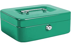 kippen 10033V3 - Cassetta Portavalori Verde, Dimensioni: 250X180X90 mm