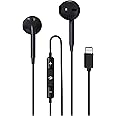 ZEBRONICS Buds 30C Type- C in Ear Earphone with in-line MIC, Rich 14.2mm Driver, Volume Control, 1.2m Cable, Call Function (Black)