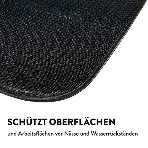 MYPRIMA Abtropfmatte / Geschirr-Trockenmatte | Unser #1 Topseller | Bis zu 4x mehr Saugkraft | Optimierte Version 2017 | 1-A-Qualität Küchenmatte | Schnelles und effizientes Trocknen | Abtropf-Matte / Geschirr-Matte (46 x 40 cm) - 3