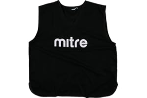 Mitre Adult Pro Training Football Bib | Lightweight Multi-sport Bib | Breathable Mesh