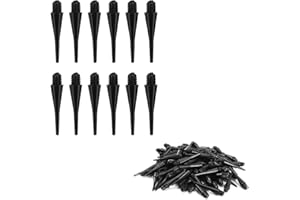 GOIEHIR 100 Pezzi Punte per Freccette in plastica, Accessori per Freccette, Punte di Ricambio per Freccette Morbide, per Freccette Freccette Morbide
