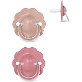 Suavinex, Pack of 2 Baby Pacifiers 6/18 Months, with Physiological Silicone Teat SX Pro, Symmetrical, Flat and Flexible, Resp