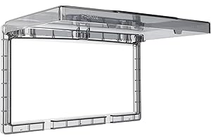 OATIPHO Copertura Impermeabile Per Presa Elettrica Coperchio Adesivo Ultra Sottile Per Interruttore Design Facile Da Installare Per Bagno E Cucina 2Pcs