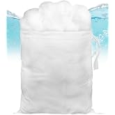 Pawfly Wool Filter for Aquarium Medium Filter Wool Filter Aquarium Cotton Polyester for Freshwater and Salt Water Sponge Whit