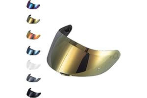 EvoParts visor GT4-1 GT4-2 compatible helmet AGV K1 K1S K5 K5S pinlock ready (Gold, ML L XL XXL)