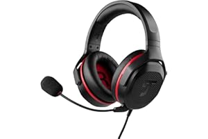 Teufel CAGE ONE Kabelgebundenes Over-Ear-Kopfhörer, Mikrofon, Gaming-Headset, TeamSpeak Zertifiziert, geeignet für Games, Musik und fürs Homeoffice - schwarz