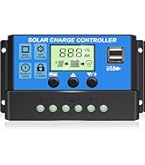 Shupiquant Solar Laderegler PWM – 2A, 12V/24V, Mit Dual-USB 5V Ausgang, Überstrom- & Kurzschlussschutz