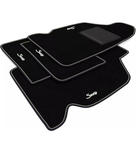 Tapis De Sol Sur Mesure Pour Citroën Saxo 1996-2004 - Moquette Haute Qualité, Talonnette Renforcée, Fond Antidérapant - Fabriqué En Italie