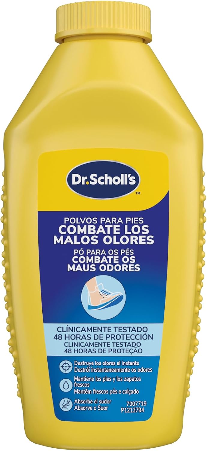 Dr. Scholl's Odor-X Ultra Antiolores, 6.25 oz - Fórmula sin talco que elimina los olores al instante, absorbe el sudor, protección garantizada contra el mal olor durante todo el día